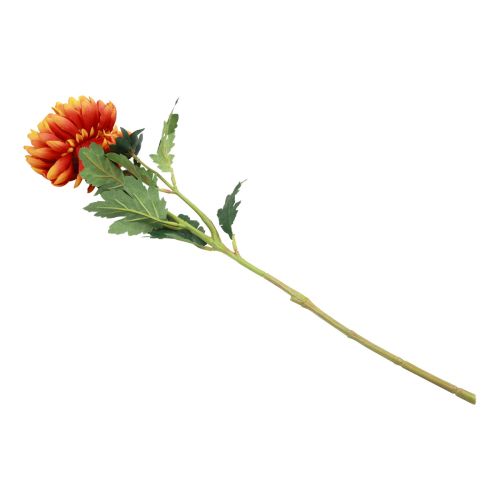 Artikel Kunstblumen Deko Dahlien Künstliche Blüten Orange 62cm