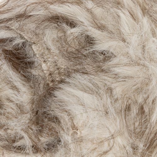 Fellband aus Kunstfell 10x140cm Beige-Braun 3er-Set | Floristik24.at