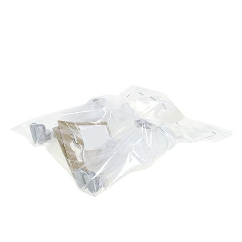 Floristik24 Dekofigur Bär mit Federn Weiß 12cm 2St