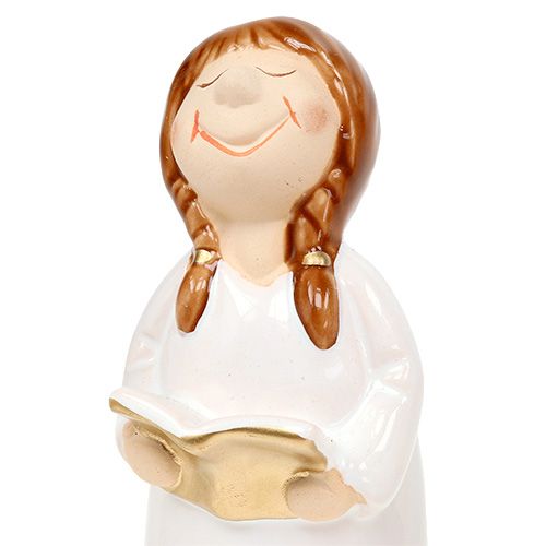 Floristik24 Dekofigur Kinderchor 11-12,5cm Weiß 6St