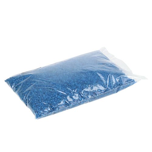 Floristik24 Dekogranulat Dunkelblau Dekosteine 2mm - 3mm 2kg