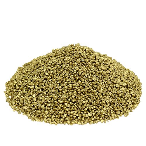 Floristik24 Dekogranulat Gelbgold Dekosteine Gelb 2mm - 3mm 2kg