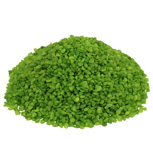 Floristik24 Dekogranulat Grün Dekosteine 2mm - 3mm 2kg