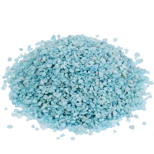 Floristik24 Dekogranulat Hellblau Dekosteine 2mm - 3mm 2kg