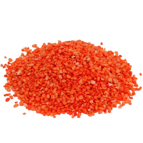 Floristik24 Dekogranulat Orange Dekosteine 2mm - 3mm 2kg