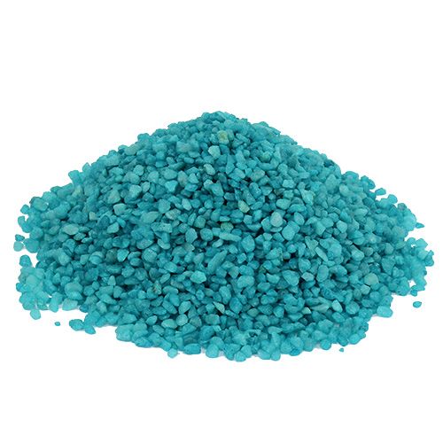 Floristik24 Dekogranulat Türkis Dekosteine 2mm - 3mm 2kg