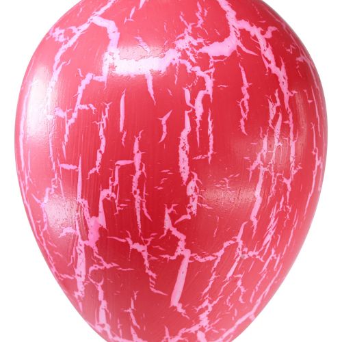 Artikel Dekohänger Ostereier Gelb/Pink/Rot Krakelee Ø8,5cm 3 St
