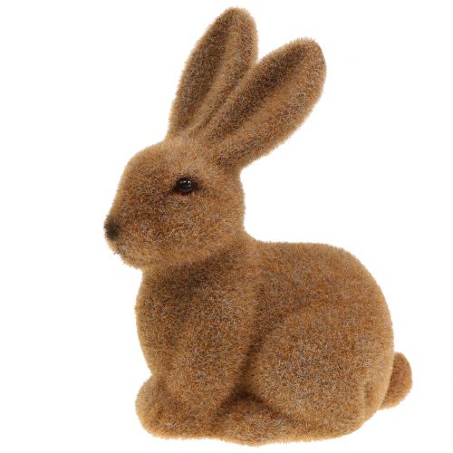 Artikel Dekohase beflockt Braun Osterhasen Deko 15cm 4 St
