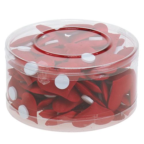 Floristik24 Dekoherzen Rot 27mm x 32mm 100St
