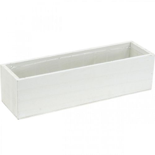 Artikel Dekokiste zum Bepflanzen, Übertopf, Pflanzkasten, Holzdeko L32cm