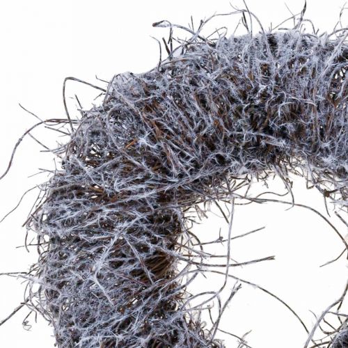 Floristik24 Dekokranz Natur, Rebenkranz, Naturkranz Ø25cm beschneit