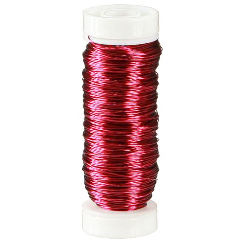 Floristik24 Dekolackdraht Ø0,30mm 30g/50m Pink