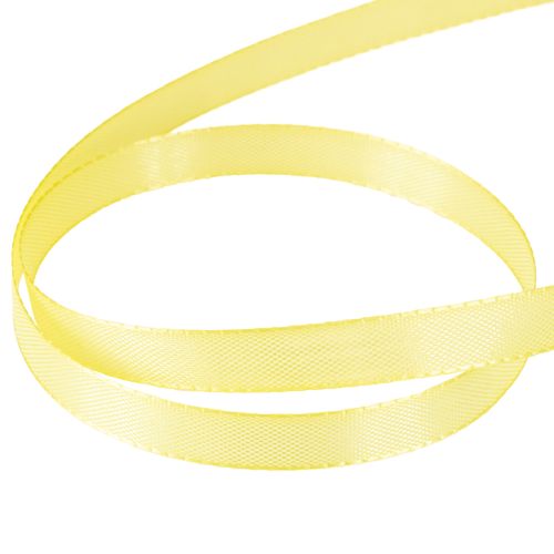 Artikel Dekorationsband Taftband Geschenkband Hellgelb 10mm 50m