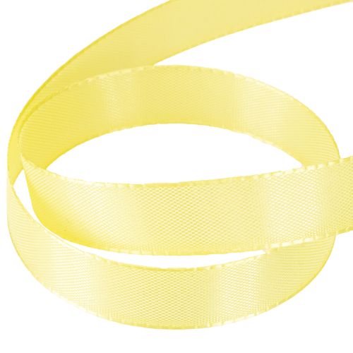 Artikel Dekorationsband Taftband Geschenkband Hellgelb 15mm 50m