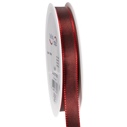 Taftband Bordeauxrot 15mm x 50m für Geschenk- und Dekorationszwecke bestellen | Floristik24.at