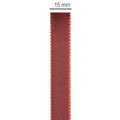 Taftband Bordeauxrot 15mm x 50m für Geschenk- und Dekorationszwecke | Floristik24.at