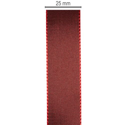 Geschenkband Taft glänzend 25mm x 50m Bordeaux | Floristik24.at