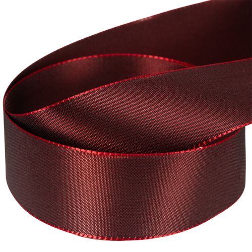 Taftband Bordeauxrot 40 mm x