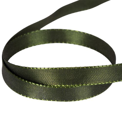 Taftband Moosgrün 10mm x 50m