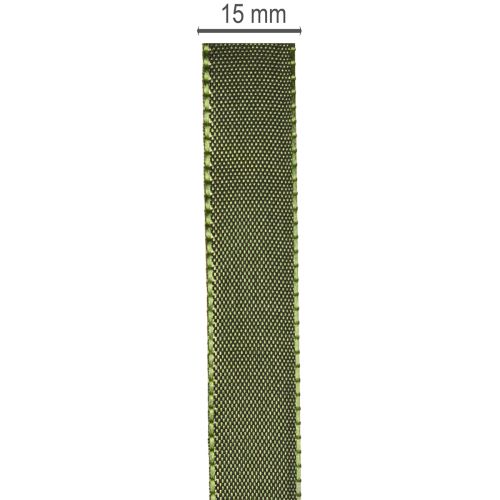 Geschenkband Taftband 15mm 50m Moosgrün für Bastel- und Dekoarbeiten | Floristik24.at