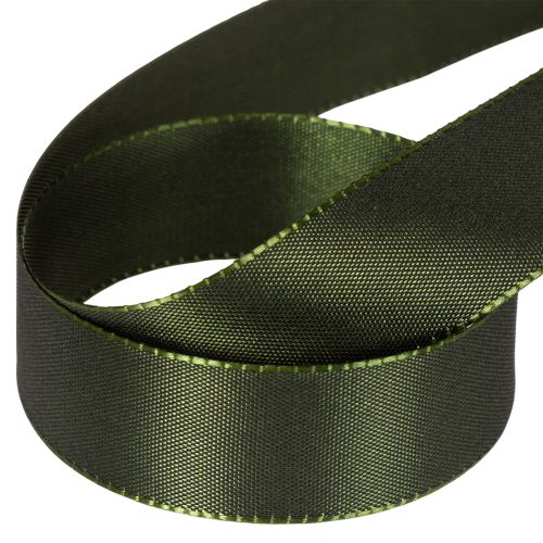 Grünes Taftband 25mm breit 50m