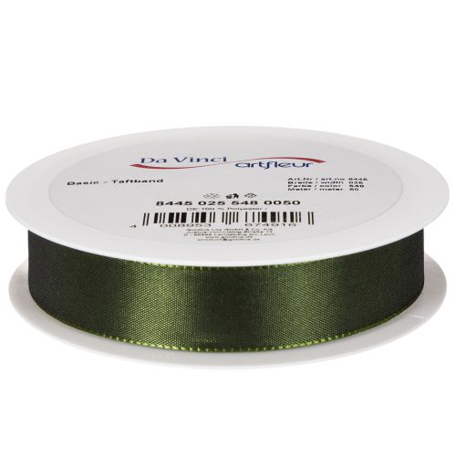 Grünes Taftband 25mm breit 50m