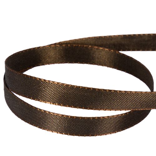 Dekoband Taft braun 10mm x 50m