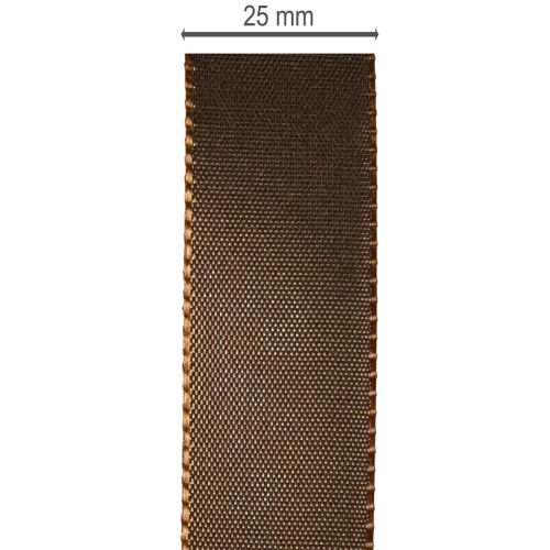 Taftband Braun 25 mm x 50 m für Dekoration und Geschenkverpackung | Floristik24.at