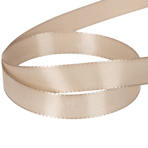Dekoband Satin Taftband Beige