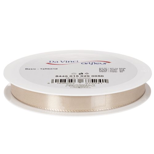 Dekoband Satin Taftband Beige