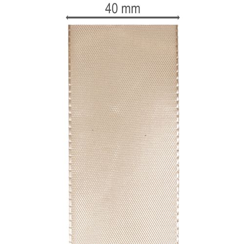 Dekoband Taft Champagner 40mm 50m Rolle für Dekoration | Floristik24.at