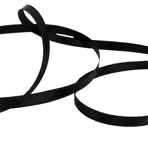 Dekorationsband Schwarz 6mm 50m | Floristik24.at
