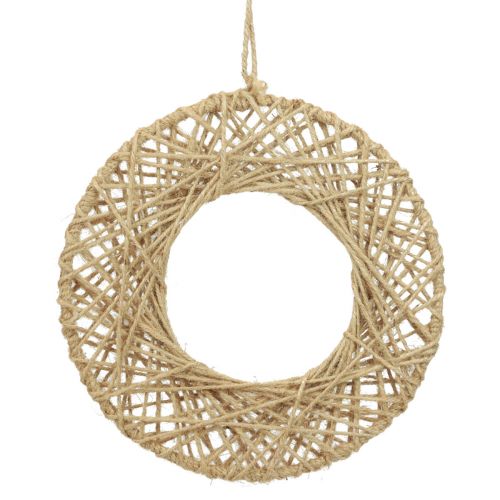 Artikel Dekoring Jute Bespannt Hängedeko Boho Deko Natur Ø28cm 4St