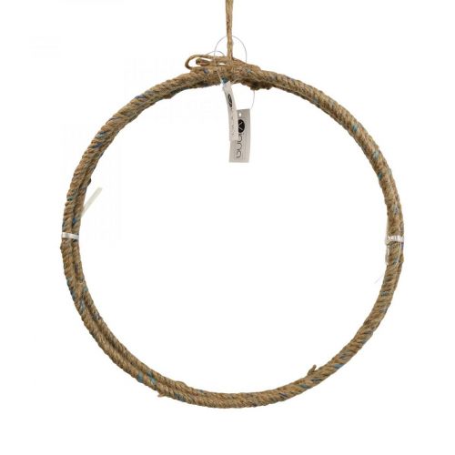 Floristik24 Dekoring Jute Scandi Deko Ring zum Aufhängen Ø30cm 3St