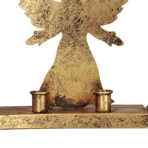 Floristik24 Dekoring Metall Engel Deko Kerzenhalter Weihnachten Ø37,5cm