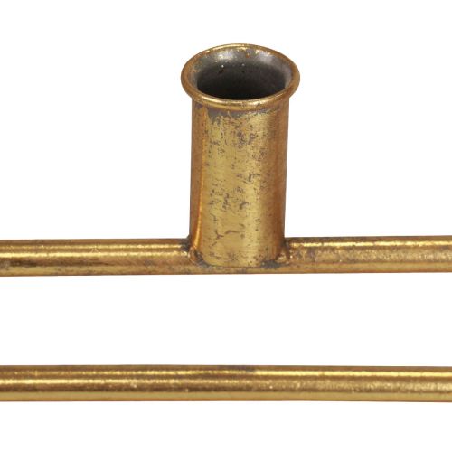 Artikel Dekoring mit Fuß Kerzenständer Metall Deko Gold Ø44,5cm