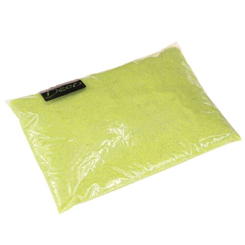 Artikel Dekosand Gelb Neon Farbsand 0,5mm Sand Neongelb 1kg