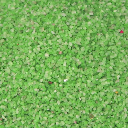 Artikel Dekosand Grün Neon Sand Farbsand 0,5mm Neongrün 1kg