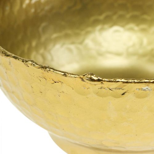 Floristik24 Dekoschale Metall Vintage Schale Gold Metallschale Ø16cm
