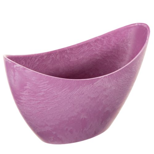 Dekoschale Kunststoff Pink 20 x 9 x 11,5 cm Oval