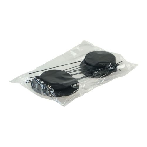 Artikel Dekostecker Holz Tafel Rund Schwarz Ø6cm L15cm 12St