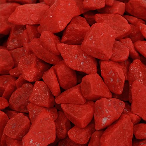 Floristik24 Dekosteine 9mm - 13mm Rot 2kg