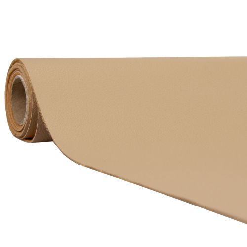 Artikel Kunstleder Beige Dekostoff Leder Tischband 33cm×1,35m