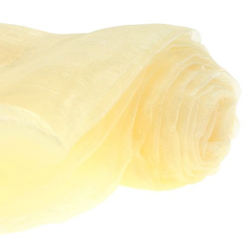 Floristik24 Dekostoff Organza Crème 150cm x 300cm