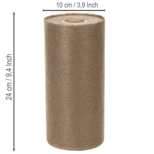 Vliesrolle Braun 24 cm x 25 m für Tischdekoration und Wohnraum | Floristik24.at
