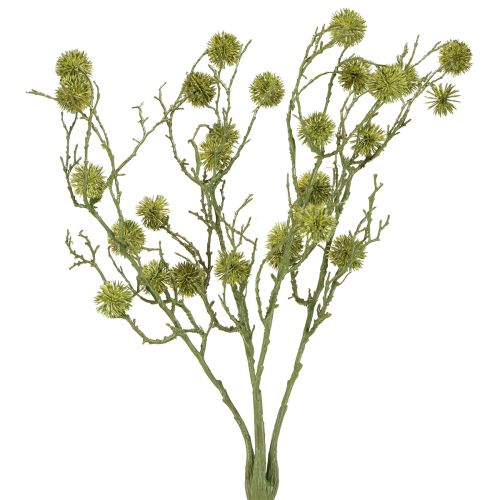 Dekozweig Amberbaum Baumfrüchte Hellgrün 48cm