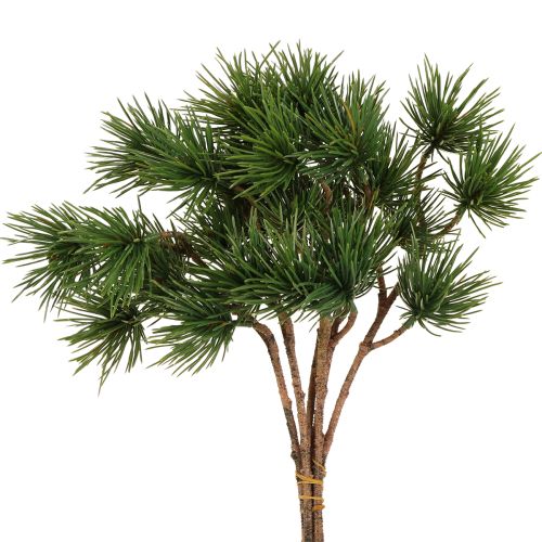 Dekozweige Pinie künstlich Pinienzweige Grün 28cm 6 St