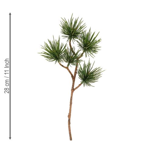 Artikel Dekozweige Pinie künstlich Pinienzweige Grün 28cm 6 St