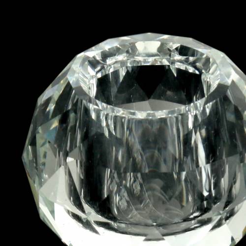 Floristik24 Kerzenhalter Diamant Klar Ø5cm Tischdeko