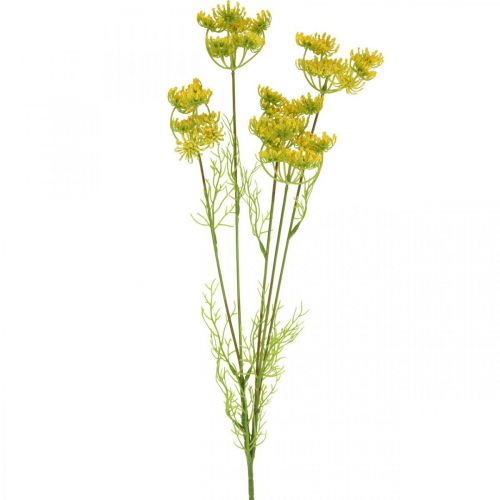 Gelber Dill, Künstliche Kräuterpflanze, Dill zum Dekorieren L80cm